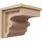 Ekena Millwork 7"W x 7"D x 7"H Wide Highland Rough Cedar Woodgrain TimberThane Corbel, Primed Tan CORUR07X07X07HLDRCPR - alternate 1